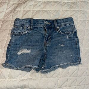 OLD NAVY Adjustable Waist Girls Denim Shorts Size 6